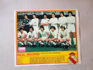 Плакат из журнала ,,Stadion- Real Madrid 6