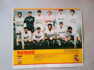 Плакат из журнала ,,Stadion- Real Madrid 8