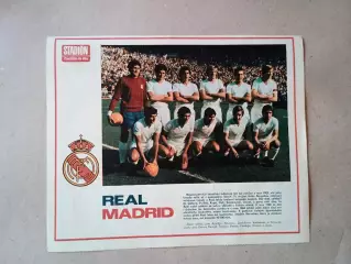 Плакат из журнала ,,Stadion- Real Madrid 9