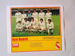 Плакат из журнала ,,Stadion- Real Madrid 11