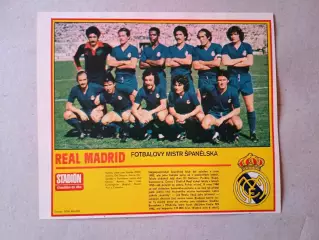Плакат из журнала ,,Stadion- Real Madrid 14
