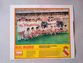 Плакат из журнала ,,Stadion- Real Madrid 18