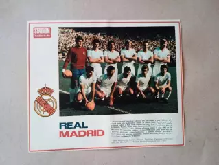 Плакат из журнала ,,Stadion- Real Madrid 10