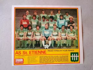 Плакат из журнала ,,Stadion- St. Etienne 4