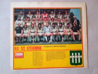 Плакат из журнала ,,Stadion- St. Etienne 6