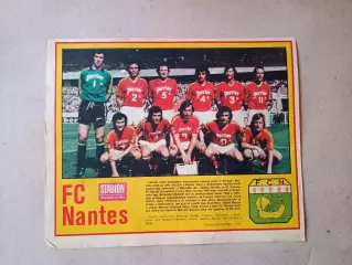 Плакат из журнала ,,Stadion- Nantes
