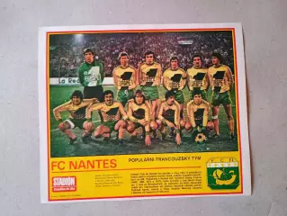 Плакат из журнала ,,Stadion- Nantes 6