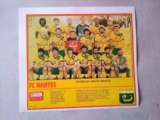 Плакат из журнала ,,Stadion- Nantes 7