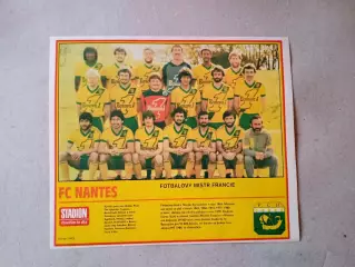 Плакат из журнала ,,Stadion- Nantes 8
