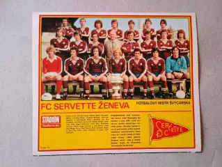 Плакат из журнала ,,Stadion- Servette