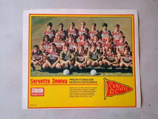 Плакат из журнала ,,Stadion- Servette 3