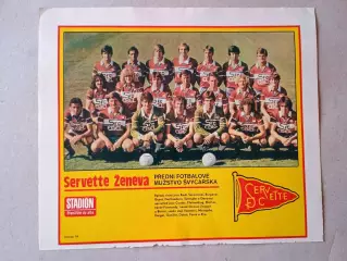 Плакат из журнала ,,Stadion- Servette 4
