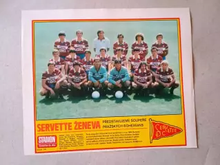 Плакат из журнала ,,Stadion- Servette 5