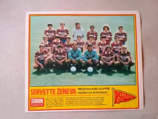 Плакат из журнала ,,Stadion- Servette 6