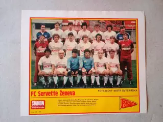 Плакат из журнала ,,Stadion- Servette 7