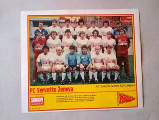 Плакат из журнала ,,Stadion- Servette 8