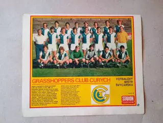 Плакат из журнала ,,Stadion- Grasshoppers 2