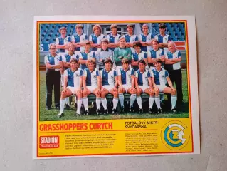 Плакат из журнала ,,Stadion- Grasshoppers 4