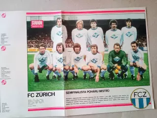 Плакат из журнала ,,Stadion- Zurich