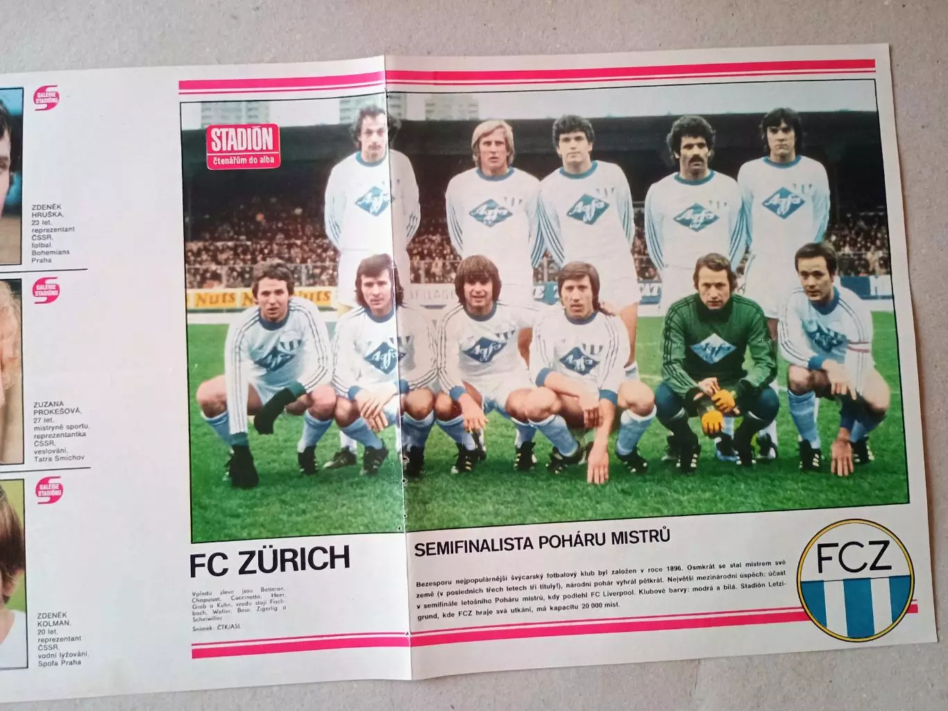Плакат из журнала ,,Stadion- Zurich 2
