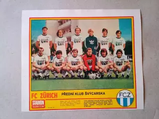 Плакат из журнала ,,Stadion- Zurich 7