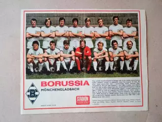Плакат из журнала ,,Stadion- Monchengladbach 3