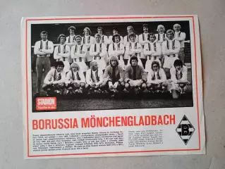 Плакат из журнала ,,Stadion- Monchengladbach 5