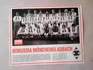 Плакат из журнала ,,Stadion- Monchengladbach 6