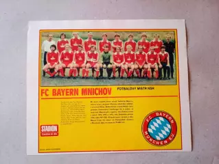 Плакат из журнала ,,Stadion- Bayern 13