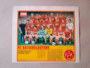 Плакат из журнала ,,Stadion- Kaiserslautern