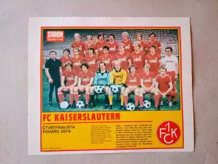 Плакат из журнала ,,Stadion- Kaiserslautern 2
