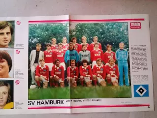 Плакат из журнала ,,Stadion- Hamburger SV 2
