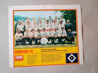 Плакат из журнала ,,Stadion- Hamburger SV 6