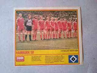 Плакат из журнала ,,Stadion- Hamburger SV 8