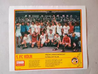 Плакат из журнала ,,Stadion- Koln 4