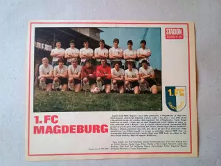Плакат из журнала ,,Stadion- Magdeburg 3
