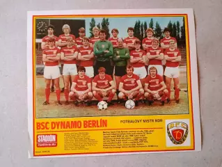 Плакат из журнала ,,Stadion- Dynamo Berlin 10