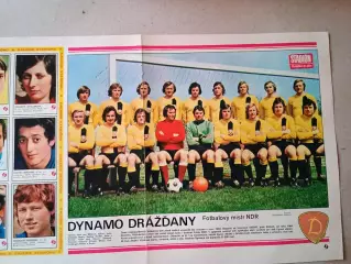 Плакат из журнала ,,Stadion- Dynamo Dresden