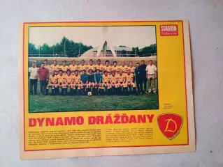 Плакат из журнала ,,Stadion- Dynamo Dresden 4