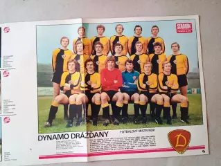 Плакат из журнала ,,Stadion- Dynamo Dresden 7