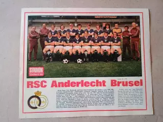 Плакат из журнала ,,Stadion- Anderlecht 4