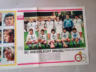 Плакат из журнала ,,Stadion- Anderlecht 8