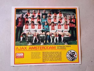 Плакат из журнала ,,Stadion- Ajax 2