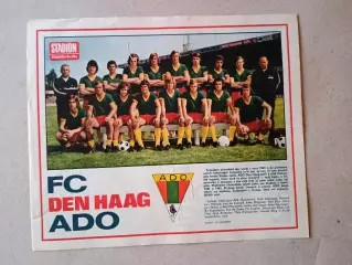 Плакат из журнала ,,Stadion-Den Haag