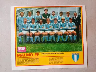 Плакат из журнала ,,Stadion- Malmo 2
