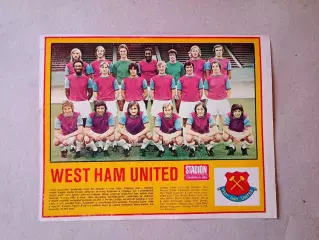 Плакат из журнала ,,Stadion- West Ham 2