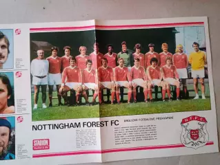 Плакат из журнала ,,Stadion- Nottingham 3