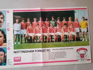 Плакат из журнала ,,Stadion- Nottingham 4