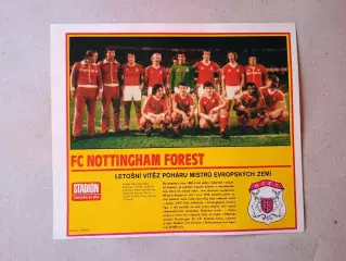 Плакат из журнала ,,Stadion- Nottingham 7