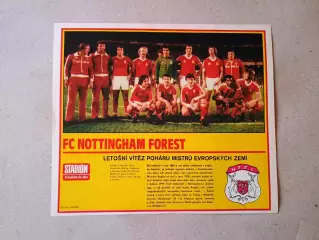 Плакат из журнала ,,Stadion- Nottingham 8